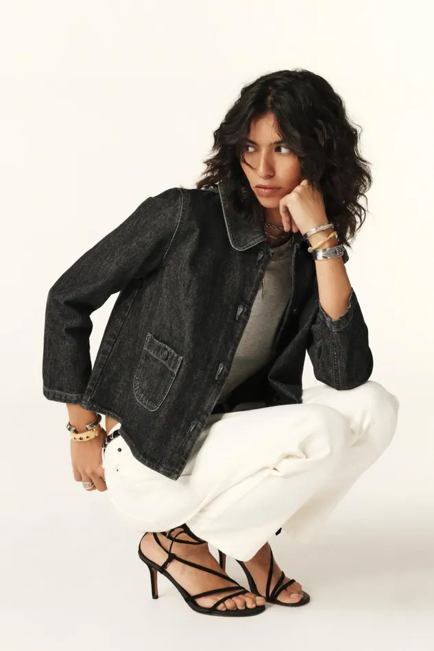 Women Jackets and Coats Baandsh Short Jacket Miny Black
