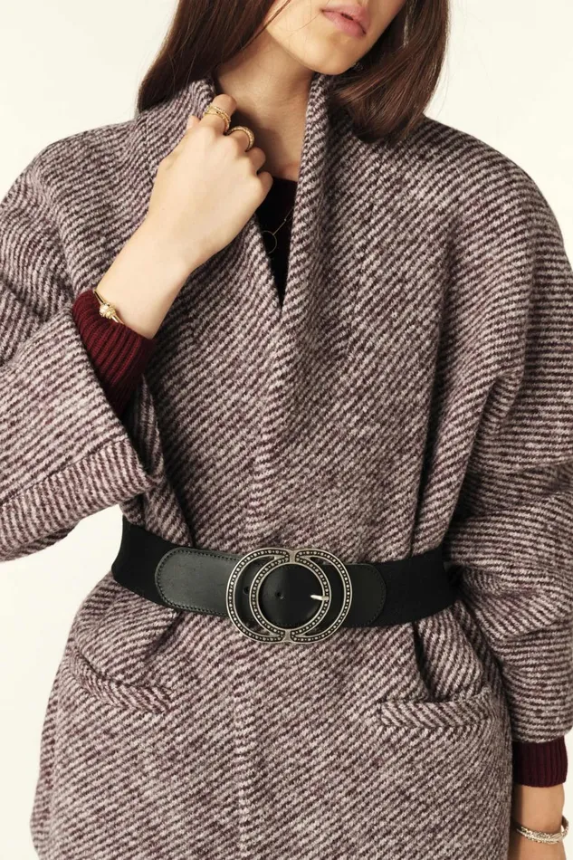 Women Jackets and Coats Baandsh Short Tweed Coat Carole Red