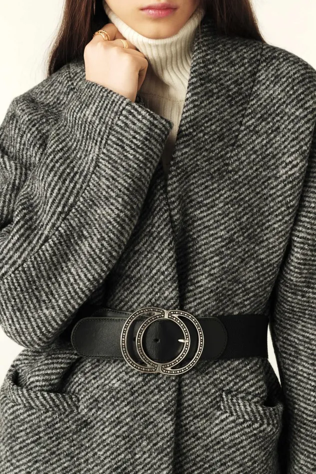 Women Jackets and Coats Baandsh Short Tweed Coat Carole Red