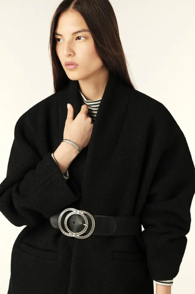 Women Jackets and Coats Baandsh Short Tweed Coat Carole Red