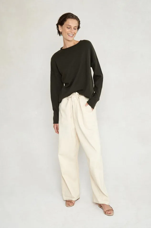 Women Jane Sweater Moss Chan Luu Knitwear