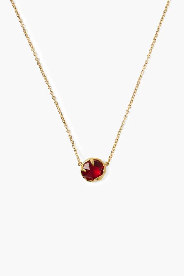 Women January Birthstone Necklace Garnet Crystal Chan Luu Necklaces