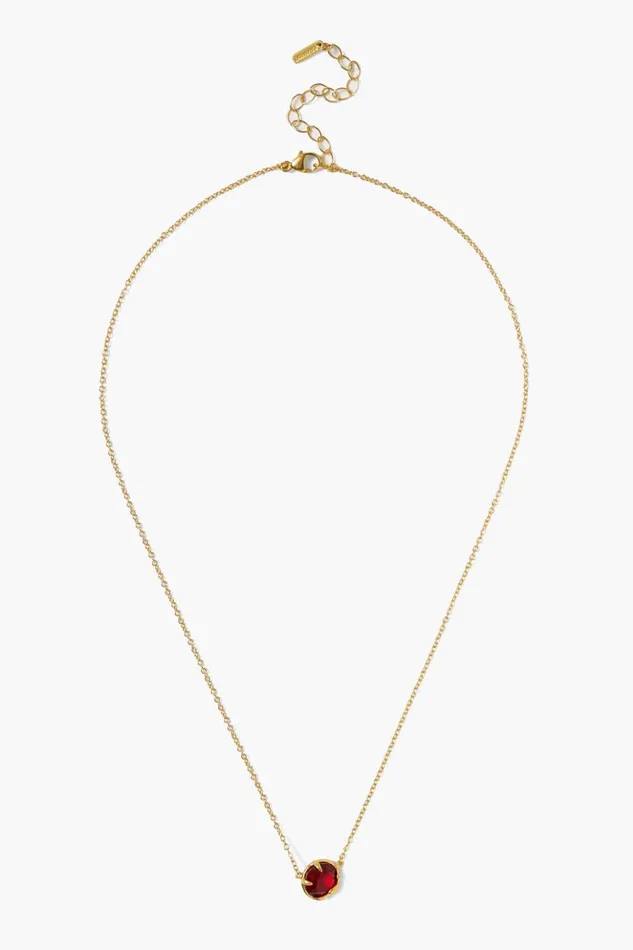 Women January Birthstone Necklace Garnet Crystal Chan Luu Necklaces