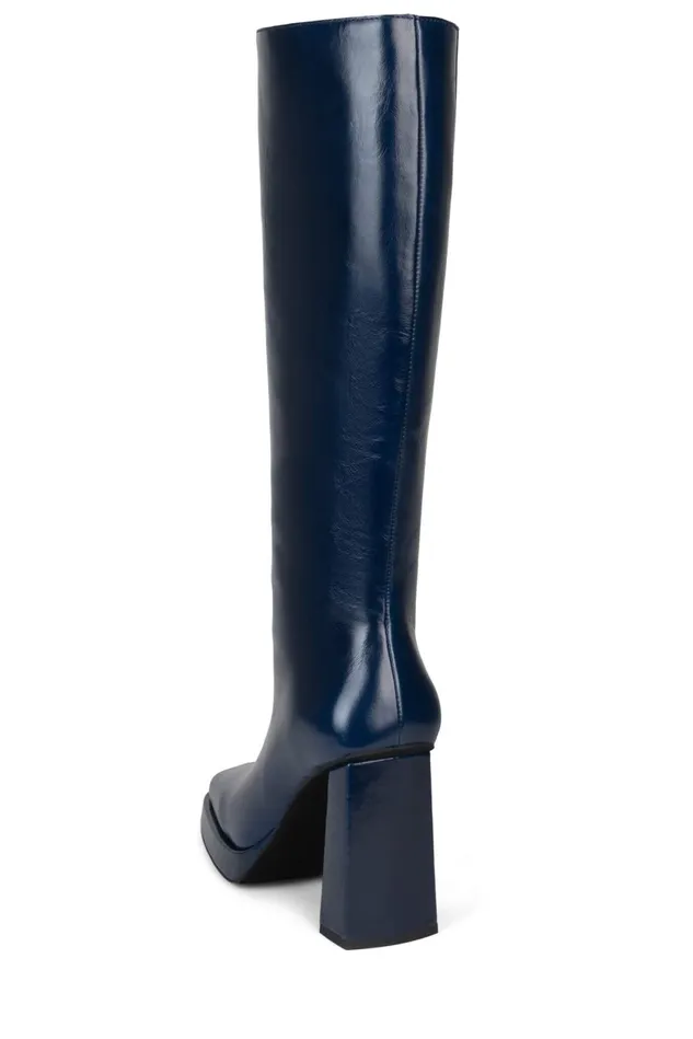 Women Jeffrey Campbell Knee To Thigh MAXIMAL2 Navy