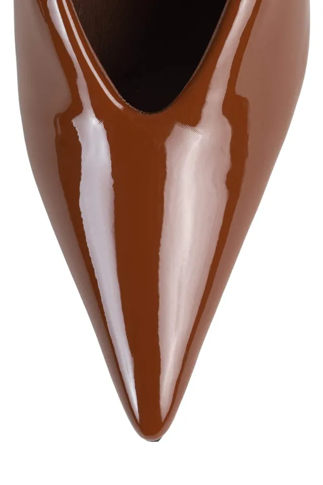 Women Jeffrey Campbell Pump BUZZING Tan Patent