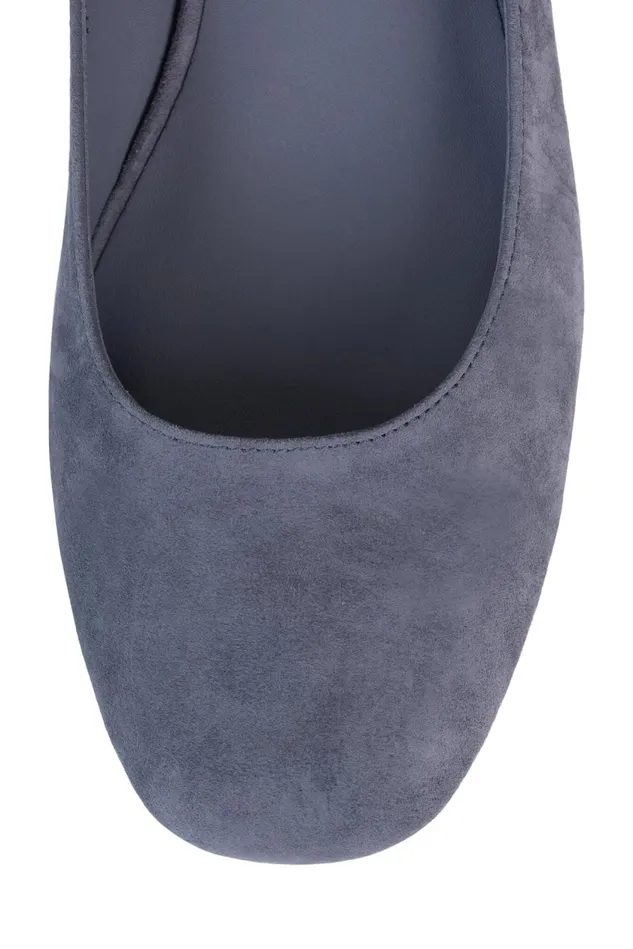 Women Jeffrey Campbell Pump TOPTIER Dusty Blue Suede