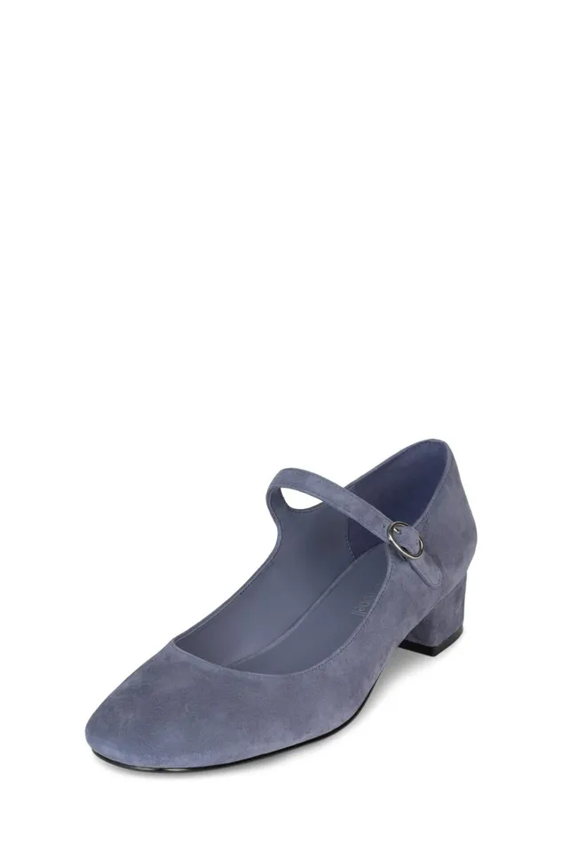 Women Jeffrey Campbell Pump TOPTIER Dusty Blue Suede