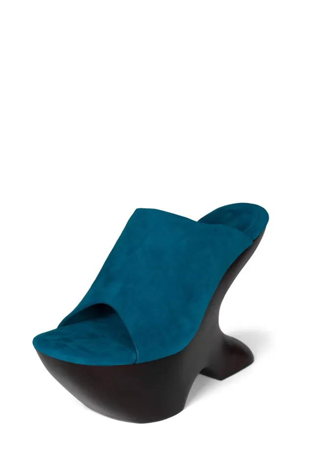 Women Jeffrey Campbell Sandal GIAH2 Teal Suede Brown