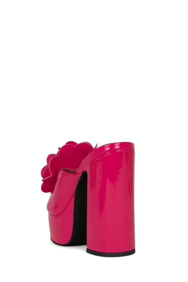 Women Jeffrey Campbell Sandal TROPICALS Fuchsia Patent