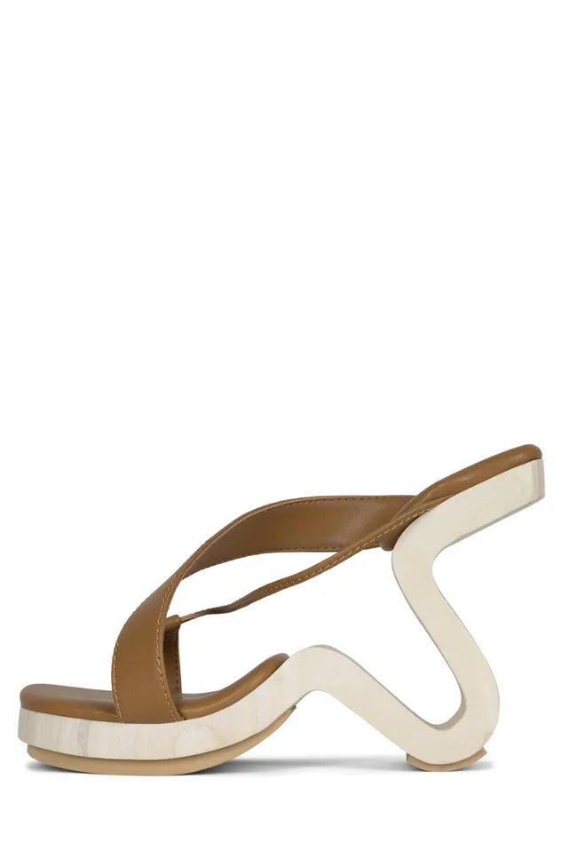 Women Jeffrey Campbell Wedge ARBELOS Natural