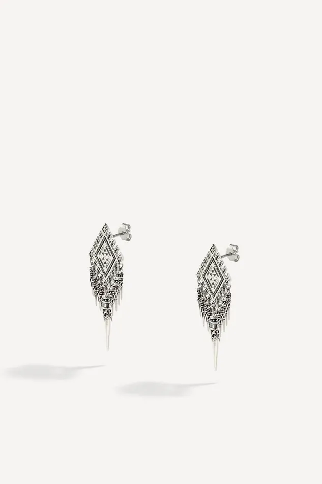 Women Jewelry Baandsh Boho Earrings MiniPunk Gold