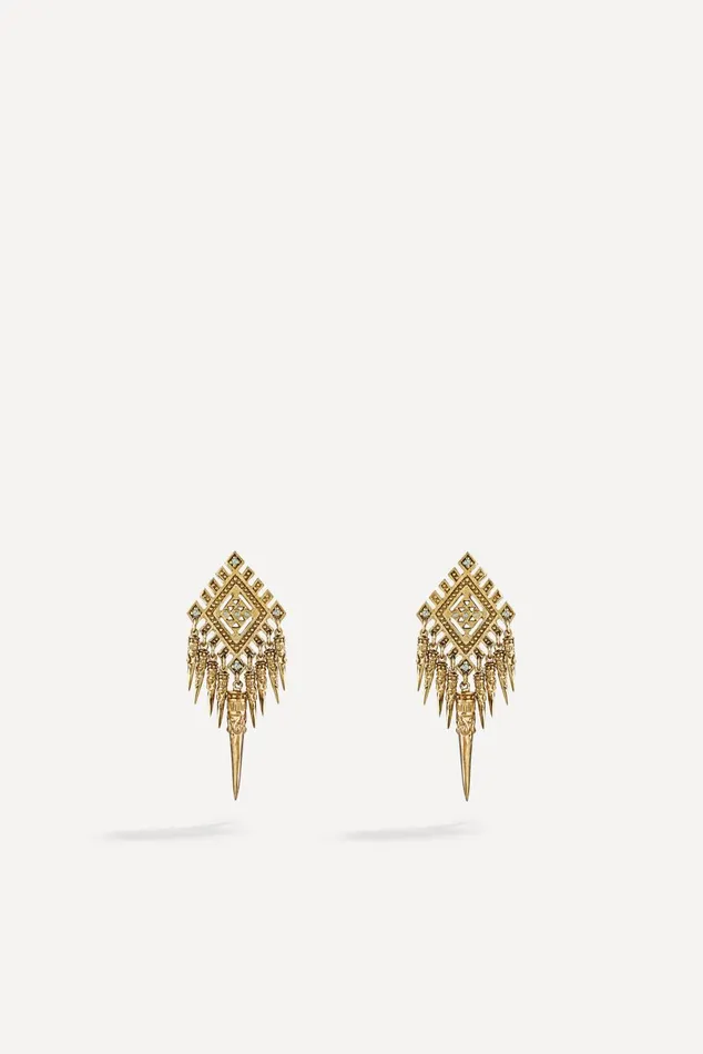 Women Jewelry Baandsh Boho Earrings MiniPunk Gold