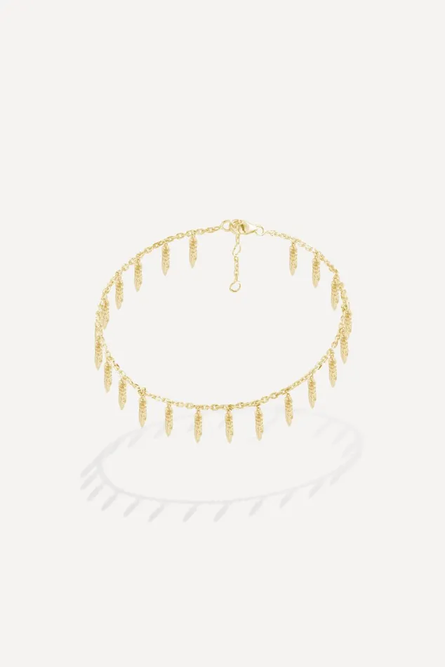 Women Jewelry Baandsh Silver Ankle Bracelet Pure Gold