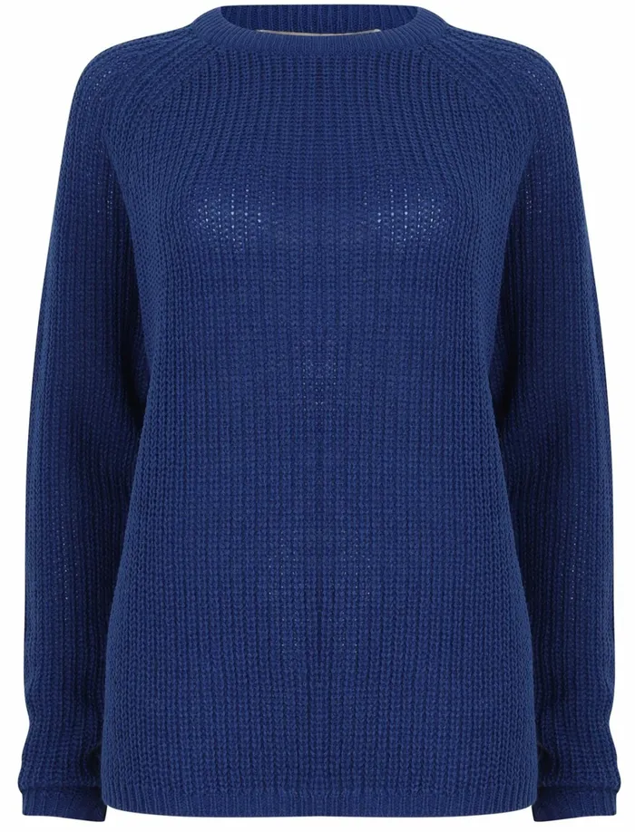 Women Jumpers and Cardigans Tokyo Laundry Bilberry Crew Neck Fisherman Knit Jumper In Mazarine Blue 8211 Tokyo Laundry Blue Women Jumpers and Cardigans Tokyo Laundry Bilberry Crew Neck Fisherman Knit Jumper In Mazarine Blue 8211 Tokyo Laundry Blue