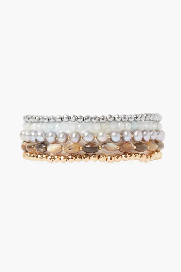 Women Laguna Naked Wrap Bracelet Gold Mix Chan Luu Bracelets