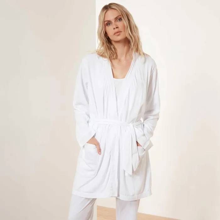 Women Lounge James Perse Jersey Robe White