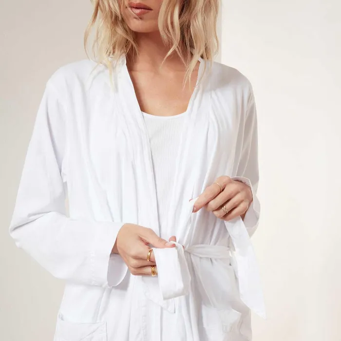 Women Lounge James Perse Jersey Robe White