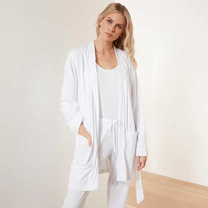 Women Lounge James Perse Jersey Robe White