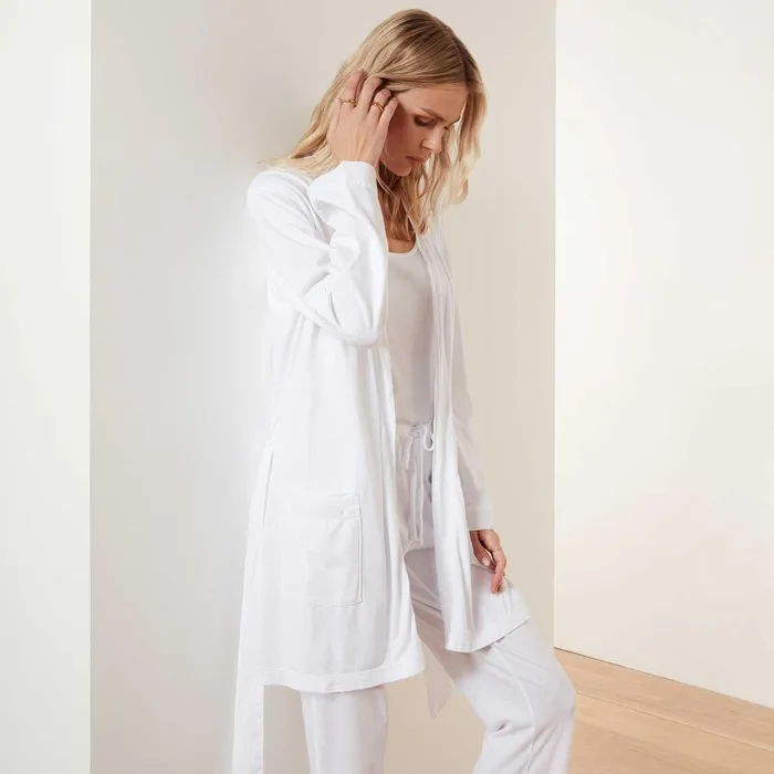 Women Lounge James Perse Jersey Robe White