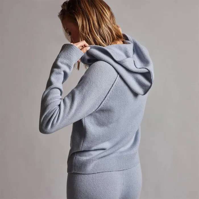 Women Lounge James Perse Recycled Cashmere Track Jacket Breeze