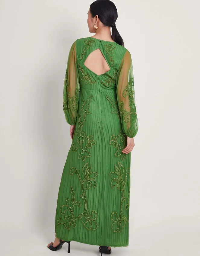 Women Maeva HandEmbroidered Dress Green Monsoon Dresses