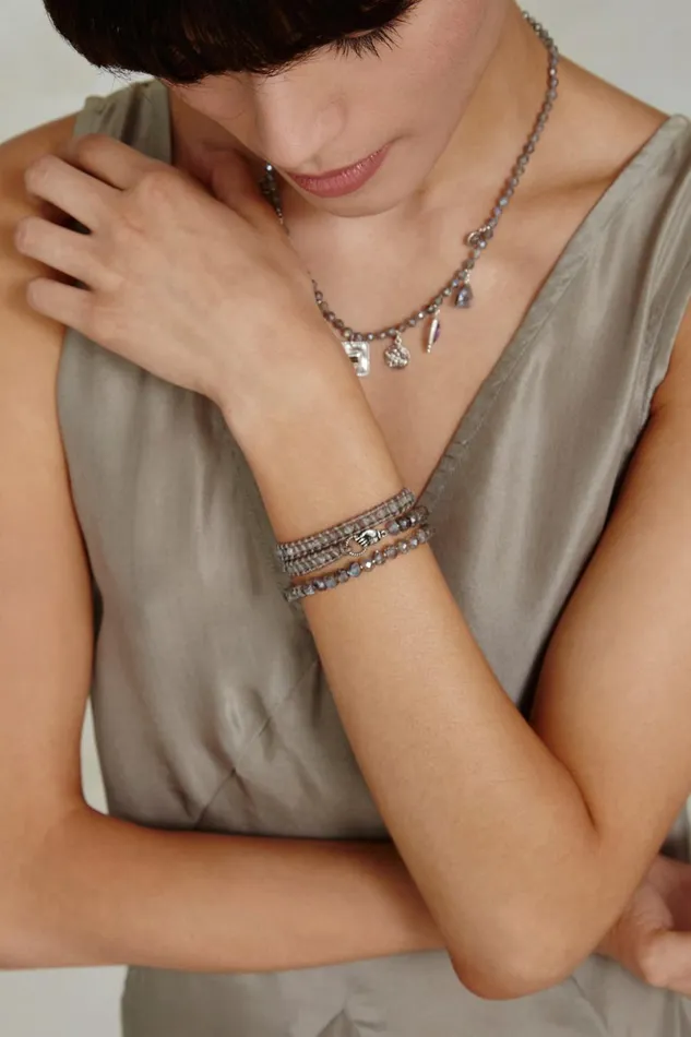 Women Mano Triple Wrap Bracelet Labradorite Chan Luu Bracelets