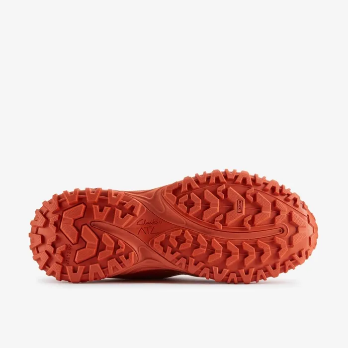 Women Martine Roses Clog 1 Orange Interest Leather Clarks Clogs and Mules