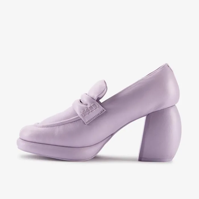 Women Martine Roses Loafer 1 Lilac Leather Clarks Loafers and Oxfords