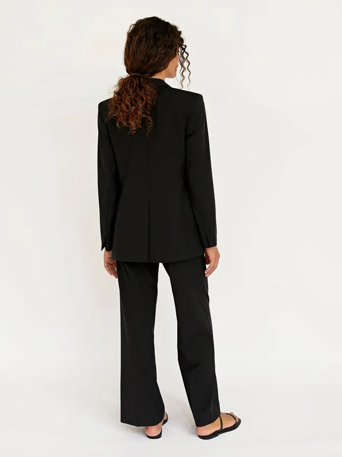 Women Matteau 8211 Black Relaxed Tailored Blazer Maternity The UNDONE