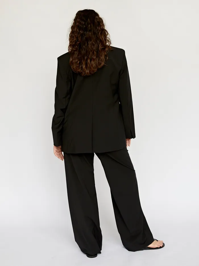 Women Matteau 8211 Black Relaxed Tailored Blazer Maternity The UNDONE