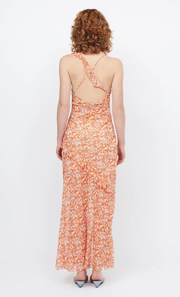 Women Maxi Dresses Bec Bridge FIREFLY FRILL MAXI DRESS 8211 FIESTA FLORAL
