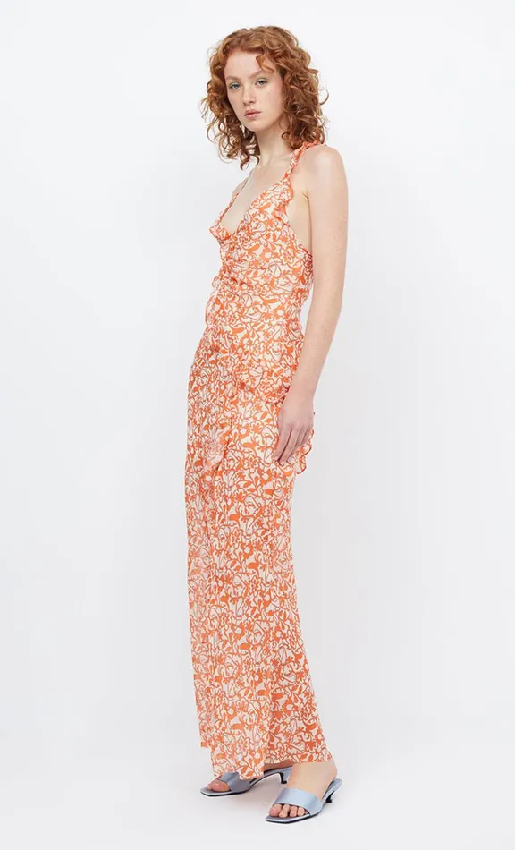 Women Maxi Dresses Bec Bridge FIREFLY FRILL MAXI DRESS 8211 FIESTA FLORAL