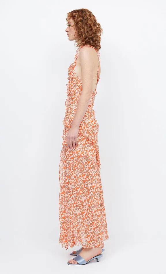 Women Maxi Dresses Bec Bridge FIREFLY FRILL MAXI DRESS 8211 FIESTA FLORAL