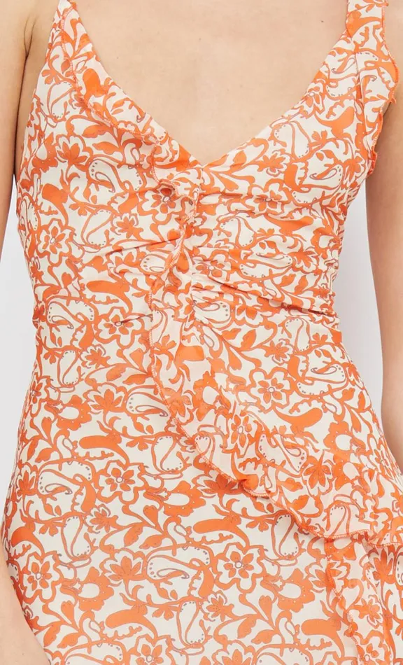 Women Maxi Dresses Bec Bridge FIREFLY FRILL MAXI DRESS 8211 FIESTA FLORAL