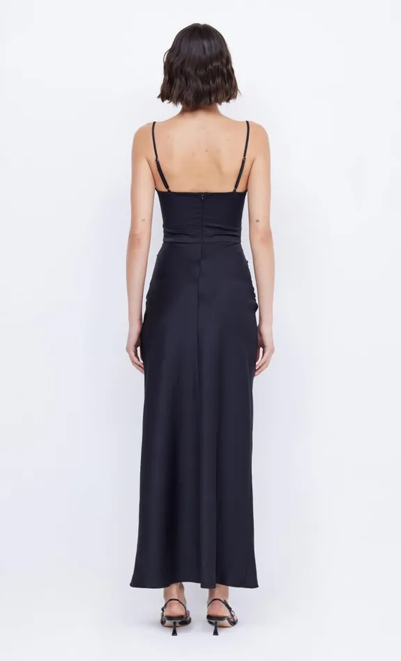 Women Maxi Dresses Bec Bridge MARI LOU KNOT DRESS 8211 BLACK
