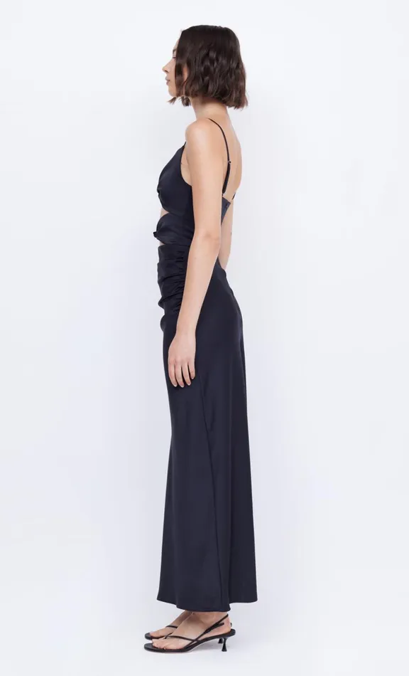 Women Maxi Dresses Bec Bridge MARI LOU KNOT DRESS 8211 BLACK