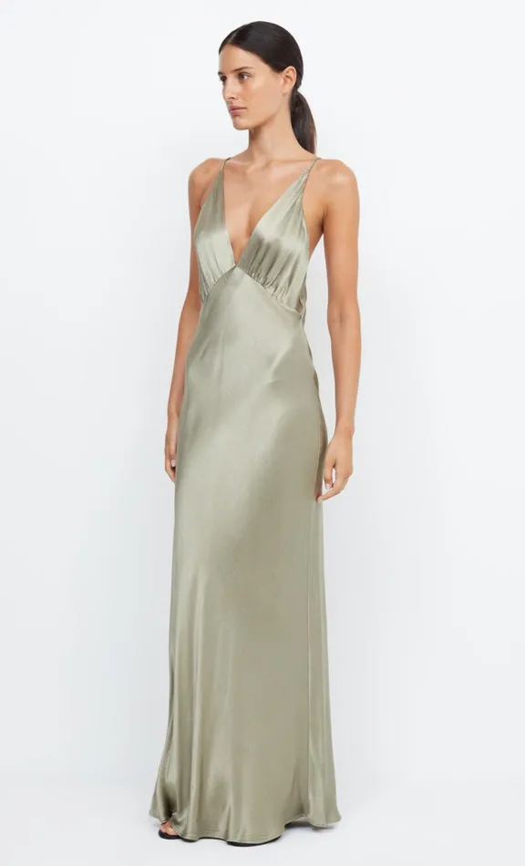 Women Maxi Dresses Bec Bridge MOON DANCE V MAXI DRESS 8211 SAGE