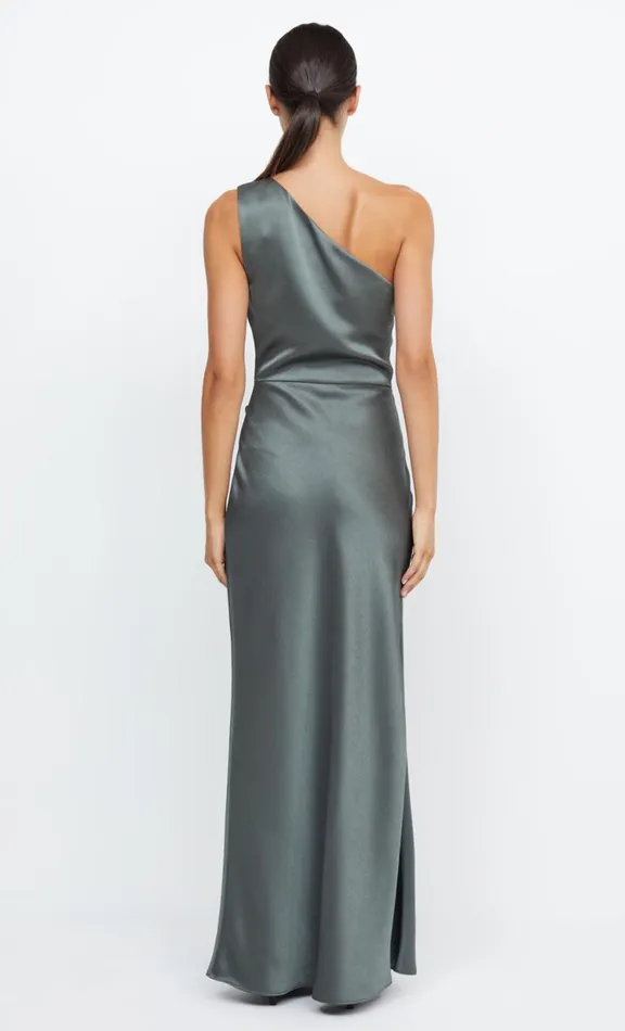 Women Maxi Dresses Bec Bridge THE DREAMER ASYM DRESS 8211 DARK WILLOW