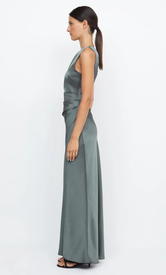 Women Maxi Dresses Bec Bridge THE DREAMER ASYM DRESS 8211 DARK WILLOW