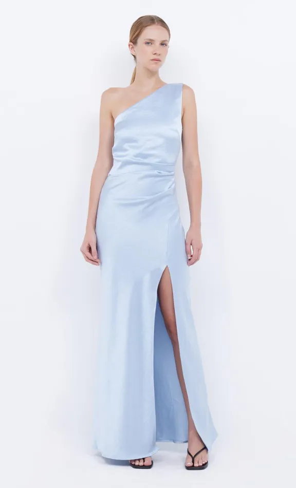Women Maxi Dresses Bec Bridge THE DREAMER ASYM DRESS 8211 DUSTY BLUE