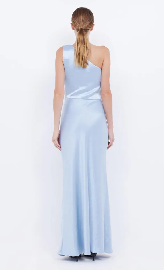 Women Maxi Dresses Bec Bridge THE DREAMER ASYM DRESS 8211 DUSTY BLUE