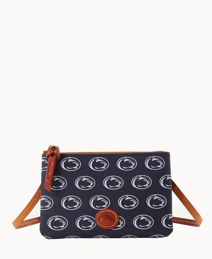 WomenMen Crossbodies Dooney and Bourke Collegiate Penn State University Top Zip Crossbody Penn State