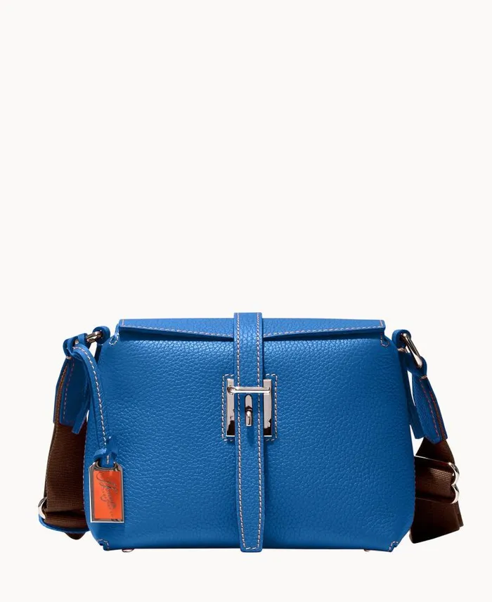 WomenMen Crossbodies Dooney and Bourke Henrys Foldover Crossbody Blue