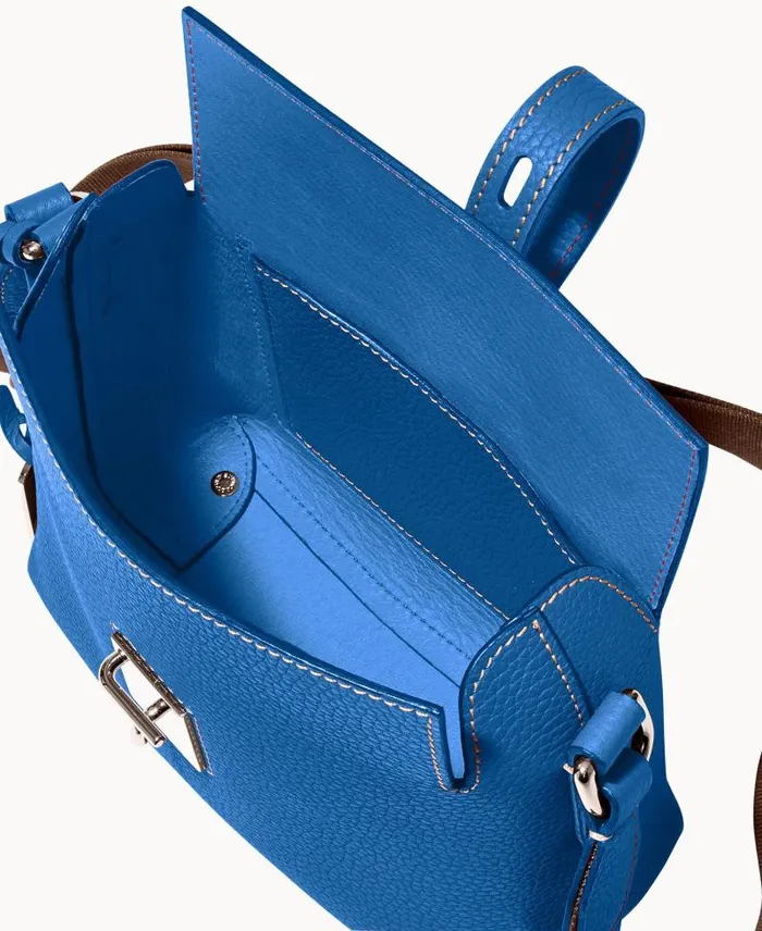 WomenMen Crossbodies Dooney and Bourke Henrys Foldover Crossbody Blue
