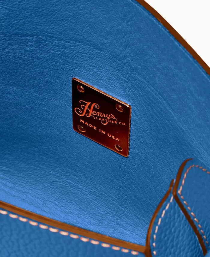 WomenMen Crossbodies Dooney and Bourke Henrys Foldover Crossbody Blue