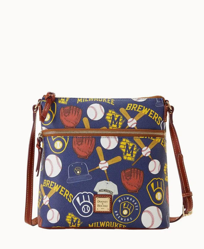 WomenMen Crossbodies Dooney and Bourke MLB Brewers Crossbody Brewers
