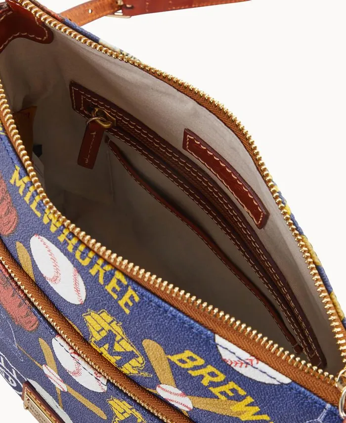 WomenMen Crossbodies Dooney and Bourke MLB Brewers Crossbody Brewers