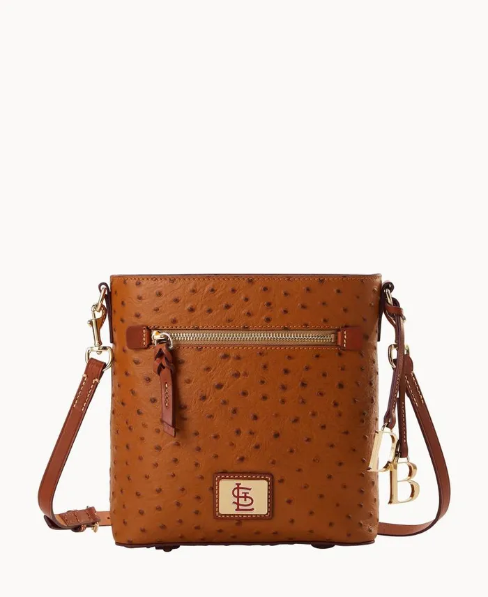 WomenMen Crossbodies Dooney and Bourke MLB Cardinals Zip Crossbody Cardinals