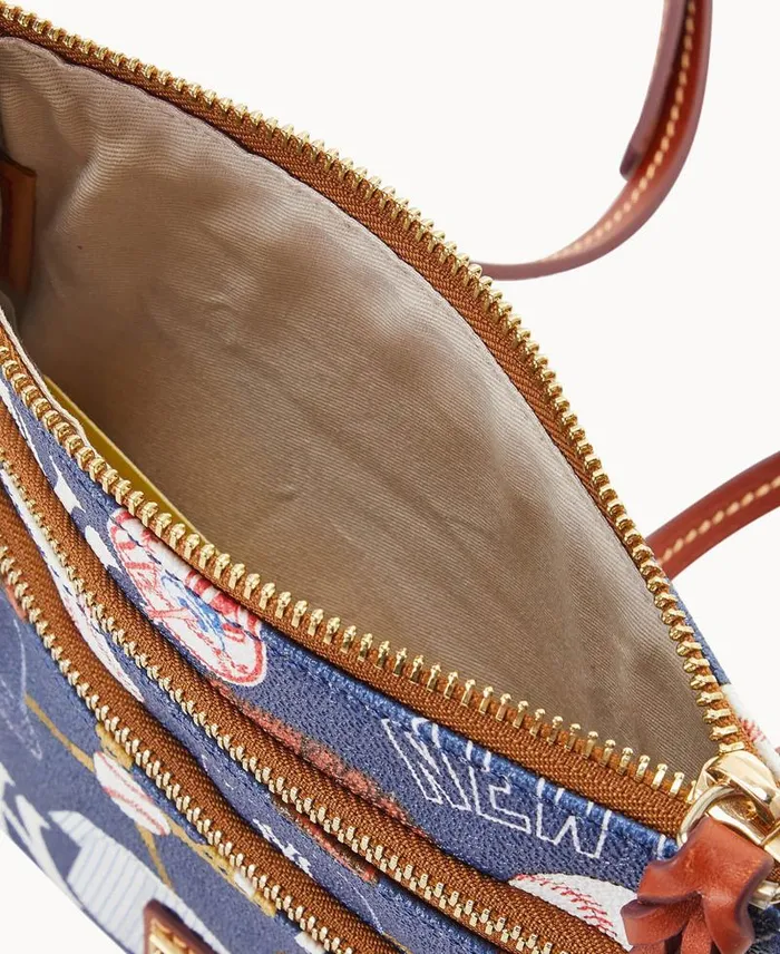 WomenMen Crossbodies Dooney and Bourke MLB Yankees N S Triple Zip Crossbody Yankees WomenMen Crossbodies Dooney and Bourke MLB Yankees N S Triple Zip Crossbody Yankees
