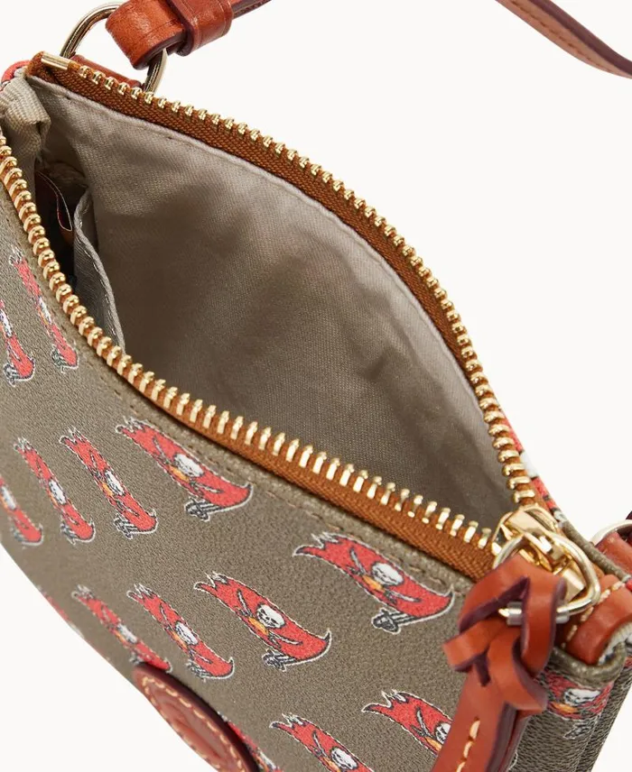 WomenMen Crossbodies Dooney and Bourke NFL Buccaneers Small North South Top Zip Crossbody Buccaneers WomenMen Crossbodies Dooney and Bourke NFL Buccaneers Small North South Top Zip Crossbody Buccaneers
